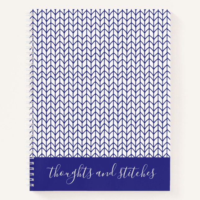Cahier à reliure spirale 21,59x27,94 cm BLEU LIGNE (Devant)