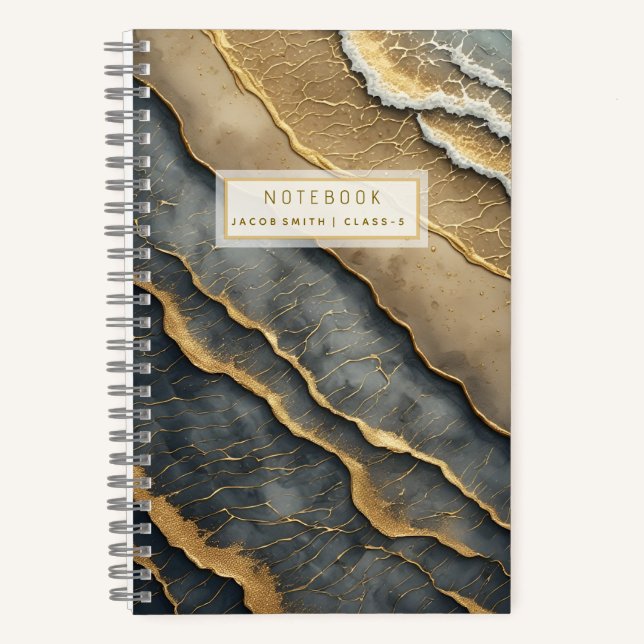 Cahier à reliure spirale à couverture souple avec  (Recto)