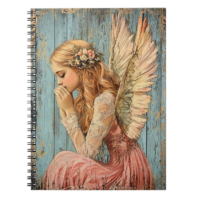 Cahier à reliure spirale Ange Mignon (Devant)