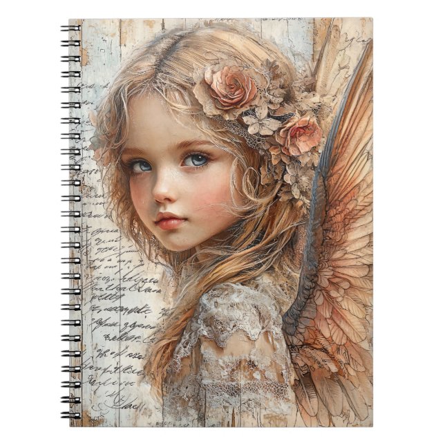 Cahier à reliure spirale Ange Mignon (Devant)