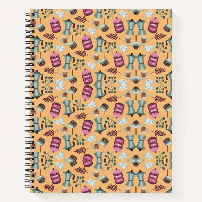 Cahier à reliure spirale avec couvertures avant et (Devant)