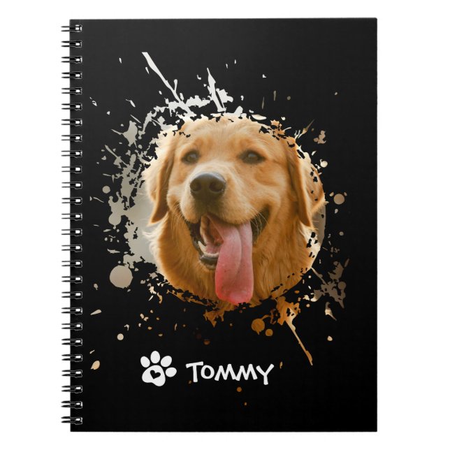 Cahier à reliure spirale avec photo personnalisée  (Devant)