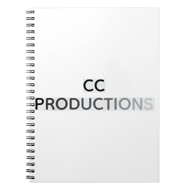 Cahier à reliure spirale CC Productions Black-to-G (Devant)