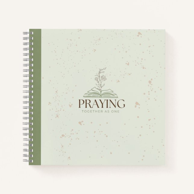 Cahier à reliure spirale chrétien (Devant)
