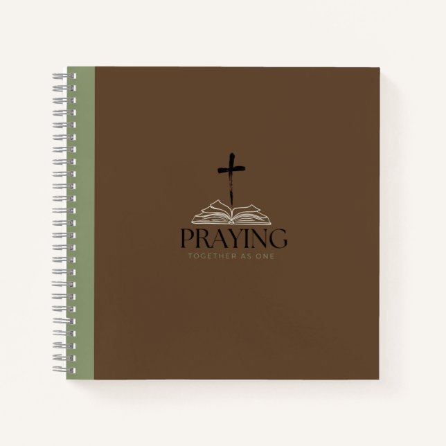 Cahier à reliure spirale chrétien (Devant)