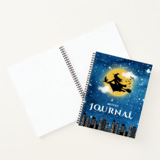 Cahier à reliure spirale Clair de lune ensorcelant
