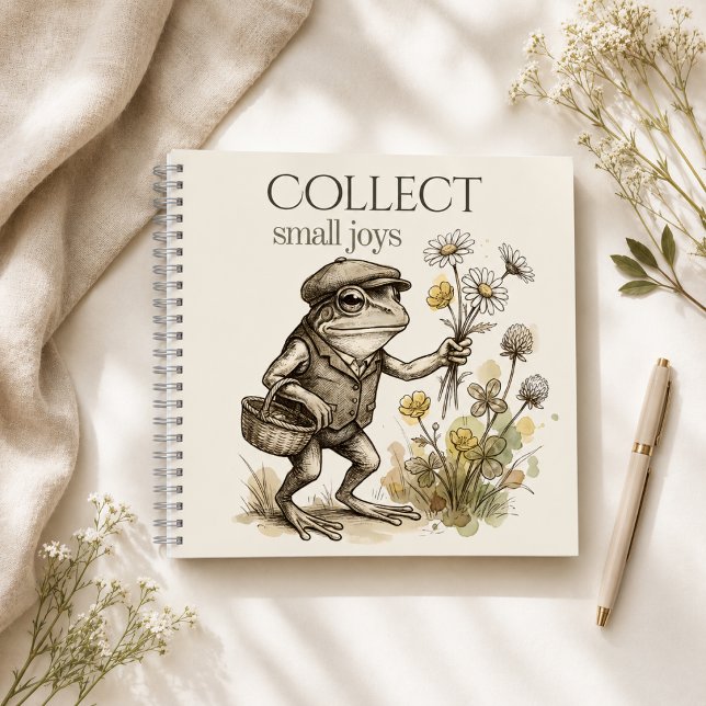 Cahier à reliure spirale « Collectionnez les petit (Créateur téléchargé)