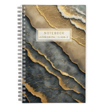 Cahier à reliure spirale Couverture souple Nom per