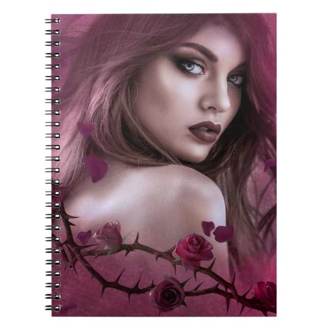 Cahier à reliure spirale de 80 pages Feral Alphas (Devant)