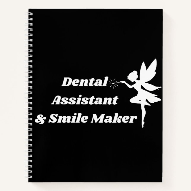 Cahier à reliure spirale Dental Assistant Smile Ma (Devant)