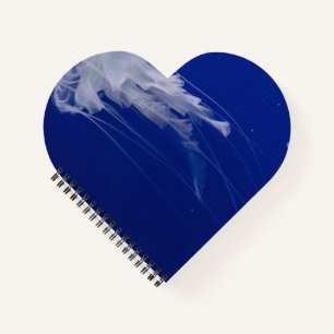 Cahier à reliure spirale en forme de cœur