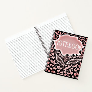 Cahier à reliure spirale Floral