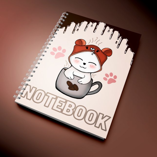 Cahier à reliure spirale Kawaii Amour réconfortant (Créateur téléchargé)