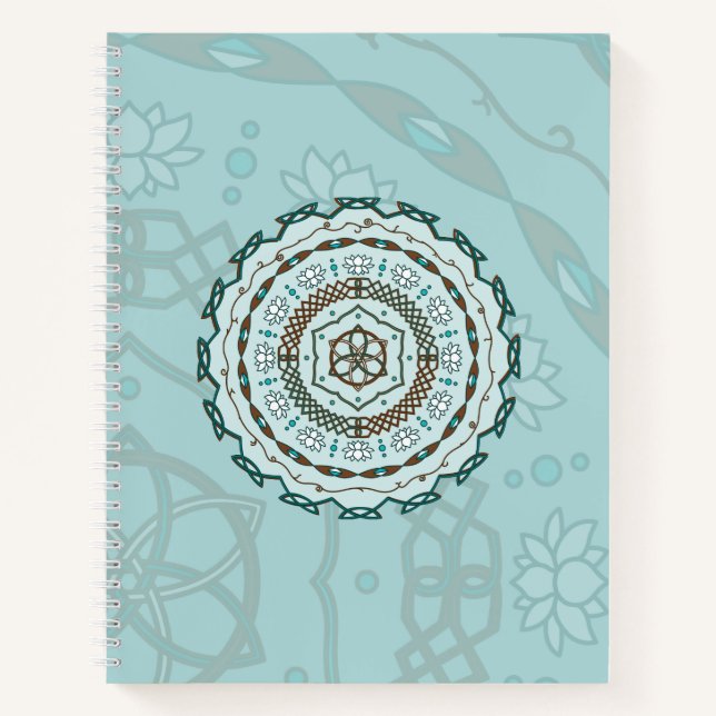 Cahier à reliure spirale Lotus Weave (Devant)