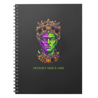 Cahier à reliure spirale Neon Frankenstein