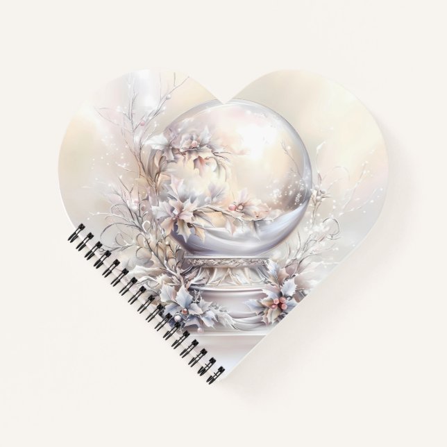 Cahier à reliure spirale - Noël victorien hivernal (Devant)