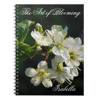 Cahier à reliure spirale Original White Plum Bloss