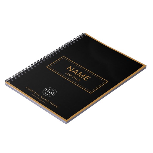Cahier à reliure spirale personnalisé avec nom et  (Côté gauche)