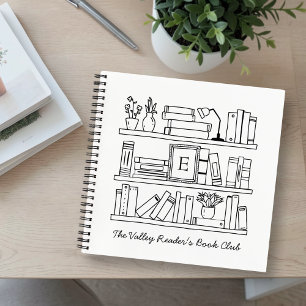 Cahier à reliure spirale personnalisé pour club de