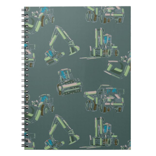 Cahier à reliure spirale pour équipement lourd pou (Devant)