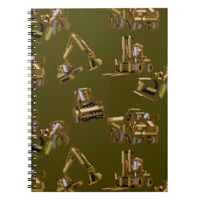 Cahier à reliure spirale pour équipement lourd pou (Devant)
