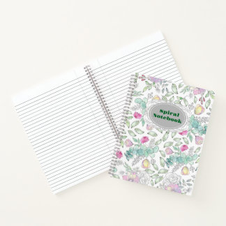Cahier à reliure spirale pour le bureau et l'école
