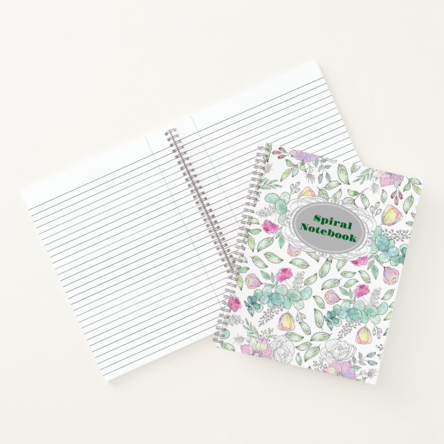 Cahier à reliure spirale pour le bureau et l'école (Intérieur)