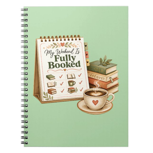 Cahier à reliure spirale pour lecteur de week-end  (Devant)
