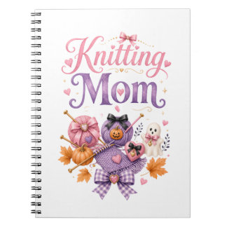 Cahier à reliure spirale pour maman tricoteuse d'H