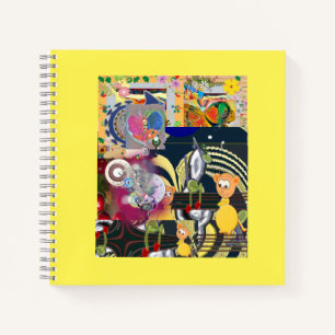 Cahier à reliure spirale pour pratiquer l'écriture
