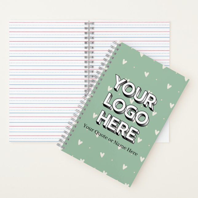 Cahier à reliure spirale professionnel personnalis (À l'intérieur)