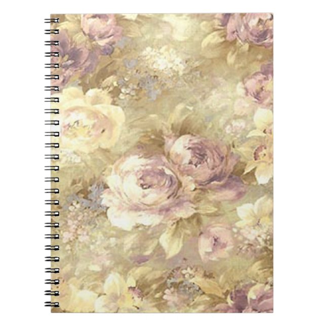 Cahier à reliure spirale Roseraie (Devant)
