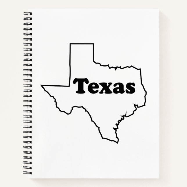 Cahier à reliure spirale Texas  (Devant)