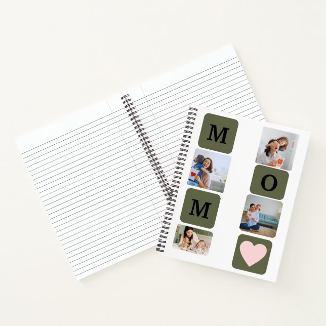 Cahier à reliure spirale, un beau cadeau pour la f (Intérieur)