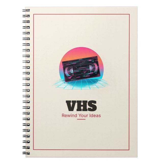 Cahier à reliure spirale VHS (Devant)
