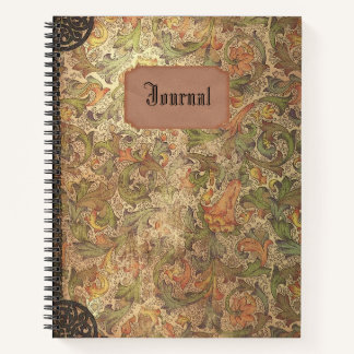 Cahier à reliure spirale vintage
