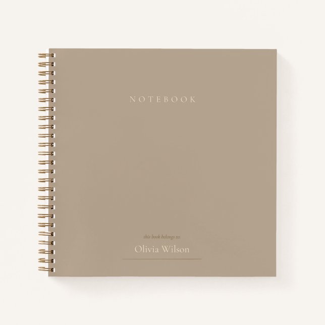 Cahier à spirale (Devant)