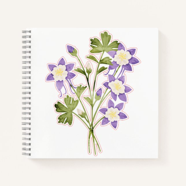 Cahier à spirale 21,59 cm x 21,59 cm (Devant)