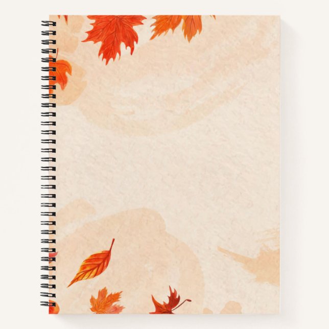 Cahier à spirale 21,59 cm x 27,94 cm (Devant)