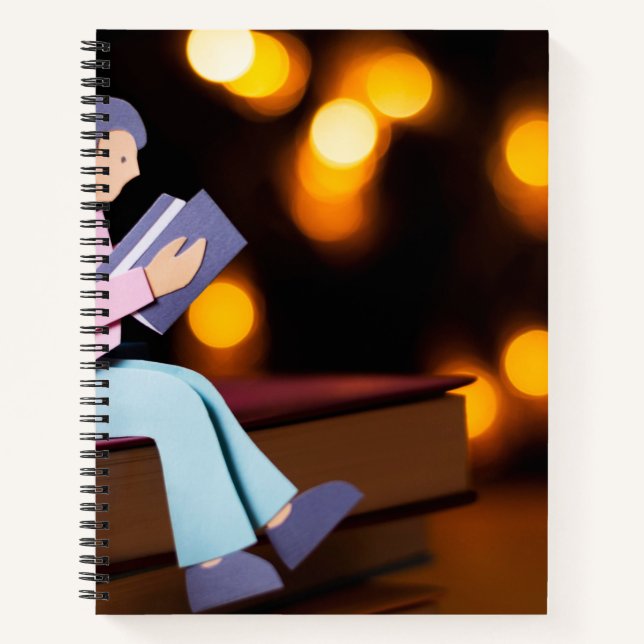 Cahier à spirale 21,59 cm x 27,94 cm (Devant)