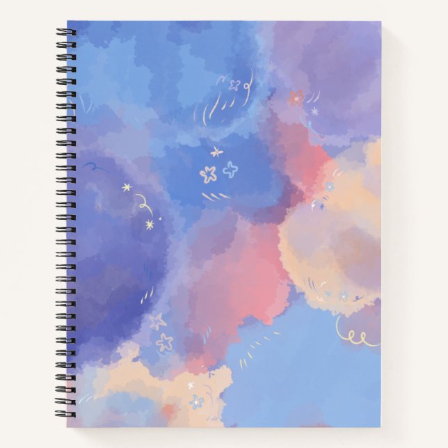 Cahier à spirale 21,59 cm x 27,94 cm (Devant)