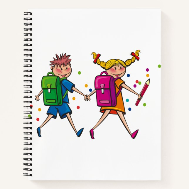 Cahier à spirale 21,59 x 27,94 cm (Devant)