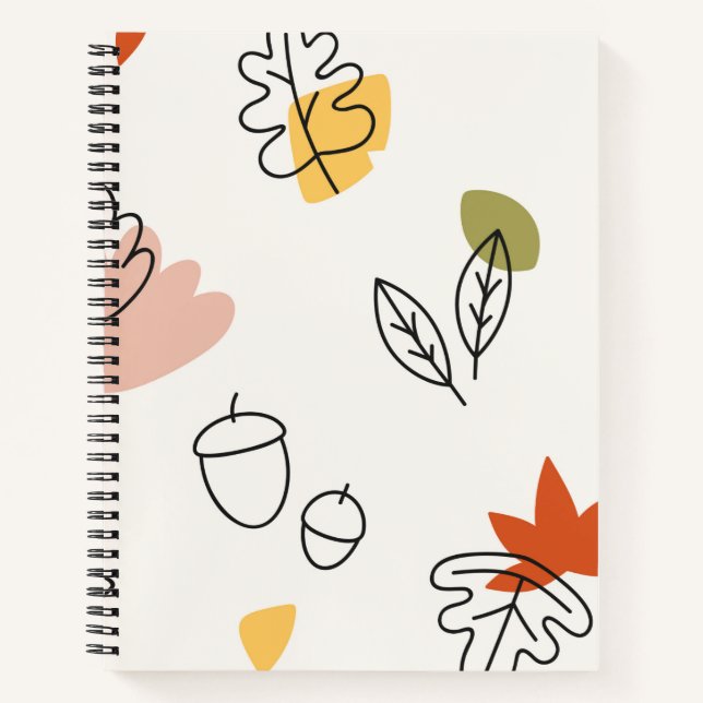 Cahier à spirale 8,5" x 11" (Devant)
