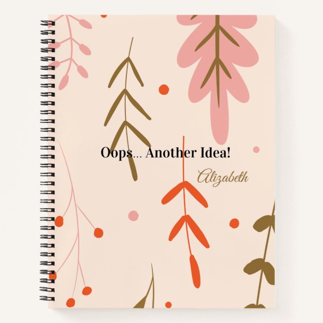 Cahier à spirale amusant Kida – Pratique de l'écri (Devant)