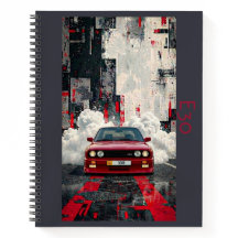 Cahier à spirale artistique cinématique Retro E30
