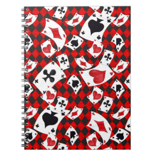 Cahier à spirale avec un Alice au pays des merveil