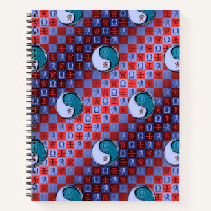 Cahier à spirale Balance & Tigre d'eau
