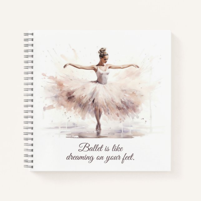 Cahier à spirale Ballet (Devant)