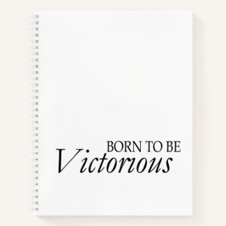 Cahier à spirale Born Victorious Line