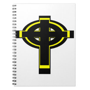 Cahier à spirale chrétien Croix celtique